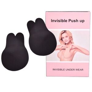 Bunny Invisible Backless Strapless Bra Black 1921